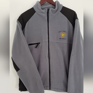 West Chester University Fleece Zip-Up Jacket Size L